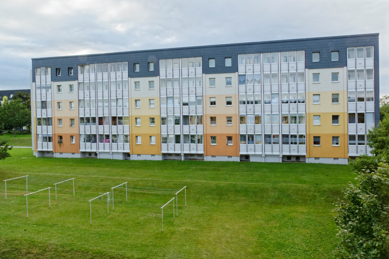 Asuinalue DDR-tyyliin, Marienberg 2015